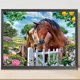thumbnail image 3 of Pintura de diamante 5D DIY Kit de caballo de taladro redondo completo decoración del hogar arte artesanal, 3 of 9