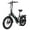 Black, variant on GOTRAX R2 20" x 3" Folding Adult Electric Bike with 20Mph 500W Strong Power Motors LCD-Display/with Rear Rack,Black New