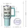 thumbnail image 2 of Uncle's Special Day Gift - 40 Oz Tumbler with Lid and Straw from Niece Nephew, Insulated Cup, Birthday Father's Day Christmas Present for Uncle, 2 of 5