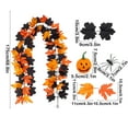 thumbnail image 2 of Wadada Halloween Maple Leaf Garland, Outdoor Fall Decor, Halloween Thanksgiving Decoration for Home, 5.7Ft Fake Autumn Leaves Vine with Pumpkin for Fireplace Table Party Indoor Porch Christmas, 2 of 6