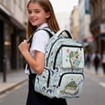 thumbnail image 3 of KUIFORTI Camouflage Fish Kids School Backpack Waterproof Fashion Bookbag with Side Pockets Durable Girls Backpacks Suitable for Elementary Primary Middle School, 3 of 7