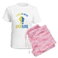 thumbnail image 6 of CafePress - Support Ukraine I Stand With Ukraine Ukrai Pajamas - Women's Short Sleeve Print T-Shirt and Pants Light Cotton Pajama Set, 6 of 7