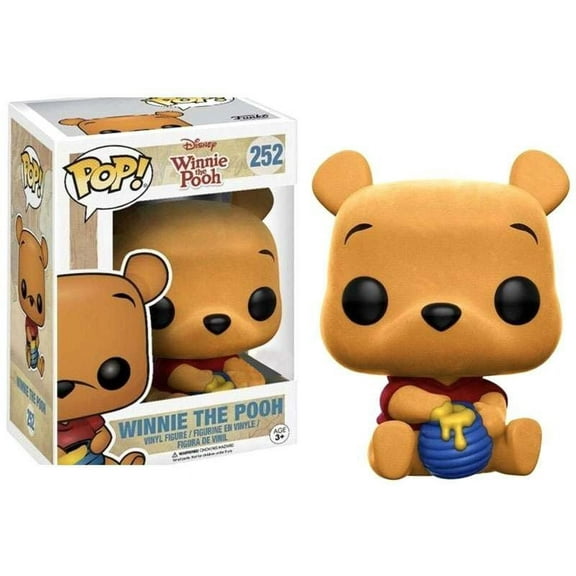 Funko POP! Disney Winnie The Pooh Vinyl Figure [Seated, Flocked]
