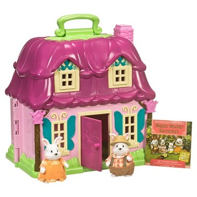 Li L Woodzeez Large Playset Flower House Brickseek