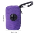 thumbnail image 2 of Nylon Pet Waste Bag Dispenser With Mesh Design Carabiner For Dog Walking Outdoor Pet Supplies, 2 of 6