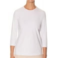 thumbnail image 3 of Gemsli Organic Cotton 3/4 Sleeve Shell Top SHC332, 3 of 4