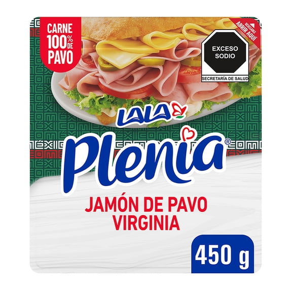 Jamón de pavo Lala Plenia virginia 450 g