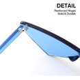 thumbnail image 3 of LAICAIW Triangle Rimless Sunglasses One Piece Colored Transparent Sunglasses For Women and Menu2026, 3 of 7