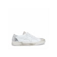 thumbnail image 2 of STEVEN Womens White Distressed Perforated Round Toe Platform Lace-Up Athletic Sneakers 7.5, 2 of 3