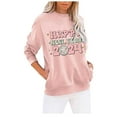thumbnail image 1 of Birdeem Mode Femmes Décontracté Manches Longues Col Rond Chandail en Molleton Poches Hauts Blouse, 1 of 1