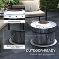 thumbnail image 5 of Topcobe Portable Fire Pit Stove - Smokeless Camping Bonfire for Backyard, Patio & Picnics - Magnesium Oxide Black Heater, 5 of 7