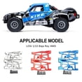 thumbnail image 2 of Brazo de Suspensión Inferior Delantero Tholdsy Aleación de Aluminio 1/10 para LOSI Baja Rey 4WD Plata, 2 of 6