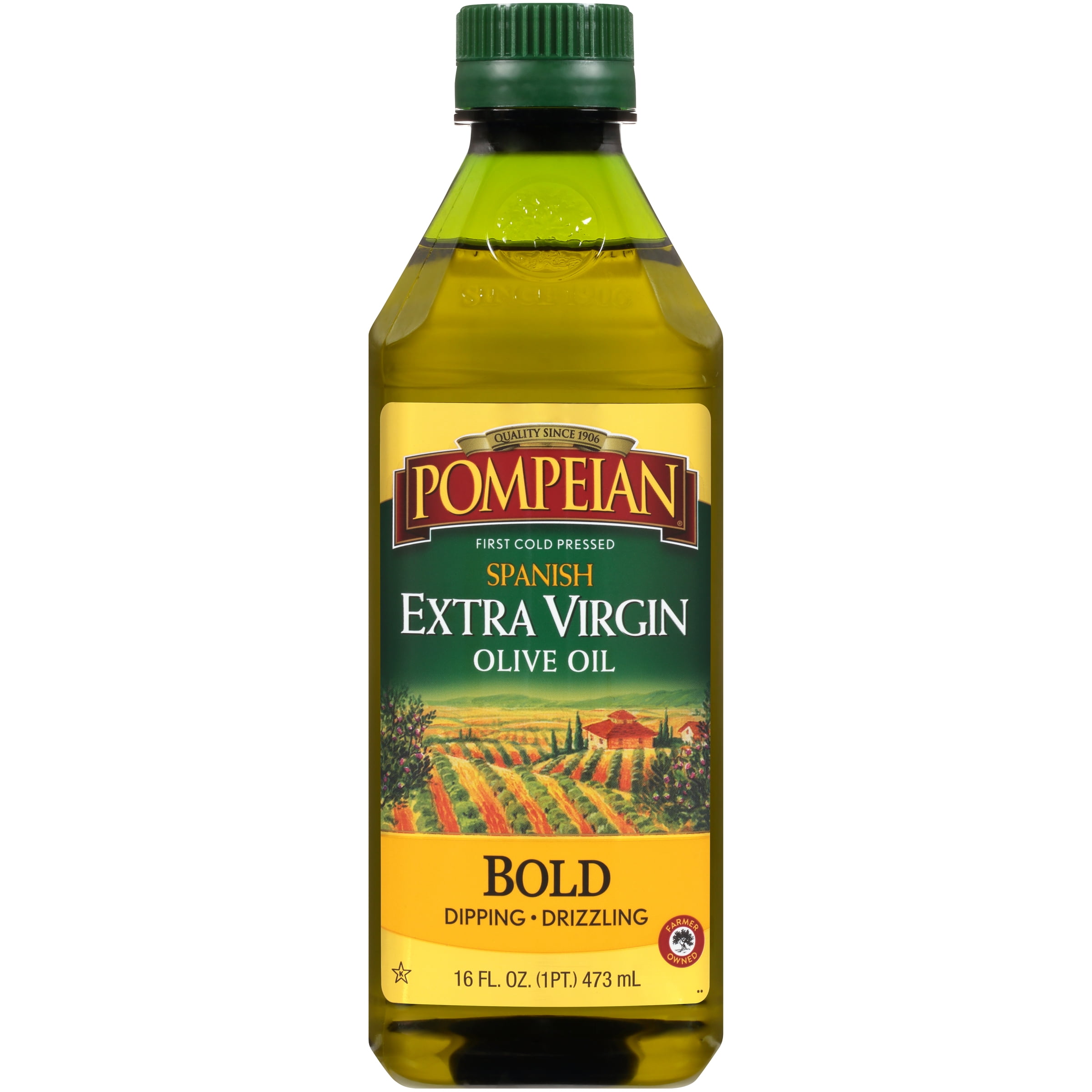 Pompeian Smooth Extra Virgin Olive Oil, First Cold Pressed, Mild And Delicate Flavor, Perfect For Sauteing And Stir
