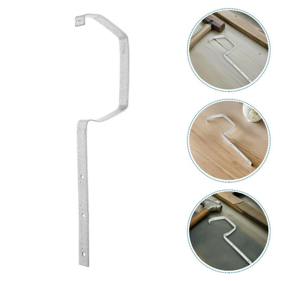Raindrops 3pcs Metal Gutter Brackets For Roof Drainage Heavy Duty Gutter Hangers Brackets Fastener For Repairing Sagging