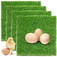 thumbnail image 2 of 4Pcs Chicken Nesting Pads Washable Artificial Grass Nesting Pads Self-Drainage Synthetic Turf Mat with Drain Hole Chicken Nesting Box Pads for Chicken Pet Garden Lawn Indoor Outdoor 12 x 12 x 0.7 inch, 2 of 11