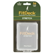 FitDeck Stretch Perfect Exercise Playing Cards, 56 count