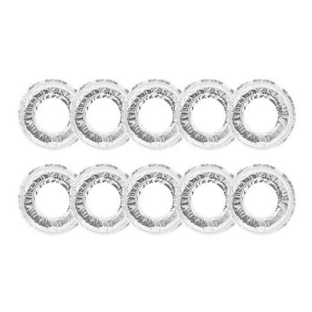 

Aluminum Foil Stove Burner Covers Disposable Round Oil Drip Pans Liner for Kitchen Stovetop Electric Stoves Bib Liners Cooktop Replacement Guard and Gas Range Protectors