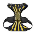 thumbnail image 5 of Spiral Yellow Optics Effect Dog Harness, Pet Dog Out to Prevent Break Free Leash, Adjustable, Easy to Wear, Large, 5 of 9