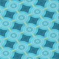 thumbnail image 1 of Ahgly Company Machine Washable Indoor Square Transitional Dark Turquoise Green Area Rugs, 8' Square, 1 of 7