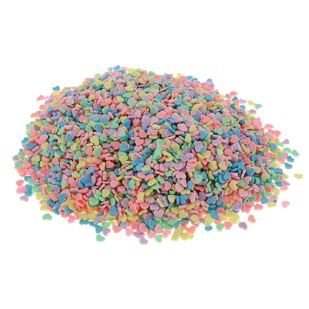 Surtido de imitar caramelos de arcilla artesanal de arcilla polimérica para álbum de recortes tarjeta de bricolaje amor corazon