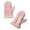 Pink, variant on Sheepskin Mittens, Pink Blush, XSmall