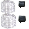 thumbnail image 3 of LOLIPPYY 12M 100 LED White Solar Light Strip, Solar Powered Fairy Rope Lights for Garden, Patio, Party Decoration (Black), 3 of 7