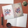 thumbnail image 4 of Republican Bulldog Making Woof Count Election 2024 7x5in Folded Greeting Card Dog Lover Gifts Idea Single Note Card with Envelope - 01002, 4 of 5