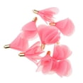 thumbnail image 4 of Colgante Hecho Piezas Con Gorra De Metal, Collar De Pendientes De Bricolaje Ligero, Hallazgos Bohemios Rosa 1 Salvador Colgante de flor cuelga, 4 of 10