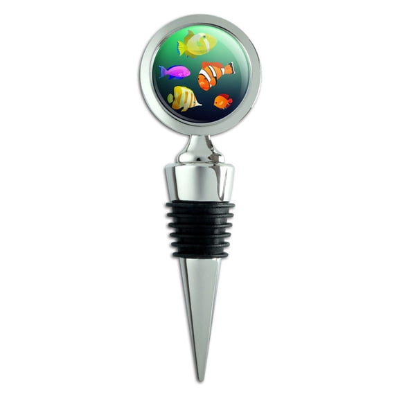 Tropical Fish Wine Bottle Stopper