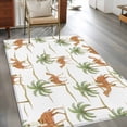 thumbnail image 2 of Desert Camels Area Rugs 3'x5', Washable Small Throw Rugs for Living Room Bedroom, Tropical Date Palm Trees Animal Indoor Outdoor Rug Non-Slip Low Pile Carpet Runner Reversible Floor Mats, 2 of 8
