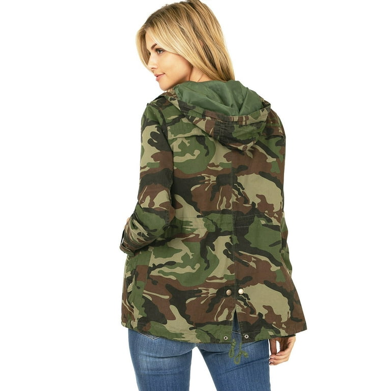 Women's Jolt Camo Utility Jacket with Hood