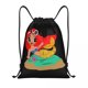 thumbnail image 2 of Mochila con cordón de La Sirenita Karol G, mochila deportiva para gimnasio, bolsa de cuerdas kawaii para ciclismo, 2 of 4