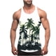 thumbnail image 1 of Camisetas de Tanque de los Hombres Tanque de los Hombres Incolor Gradiente de Impresión Cuello Redondo Correa Delgada Fuga Atrás Regular Casual Deportes Blusas de Tanque, 1 of 4