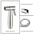 thumbnail image 3 of AU/EU Bidet Spray Boquilla de mano Kit de cabezal de ducha Inodoro Baño (Plata) Sywqhk Para estrenar, 3 of 9