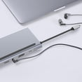 thumbnail image 4 of 11 In 1 Docking Station Type-c Interface Usb3.1 To HDMI-compatible Adapter Docking Station Gray, 4 of 5