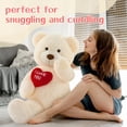 thumbnail image 5 of Tezituor 36" Teddy Bear Stuffed Animal Giant Bear Plush with I Love You Heart Plush Toy, 5 of 7