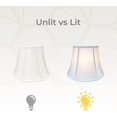 thumbnail image 3 of SHIBA-Royal Designs Modified Bell Lamp Shade - White - 10 x 16 x 12.5, 3 of 4