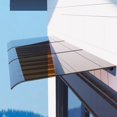 thumbnail image 3 of Hyasfey Invisible Front Door Awning Rain Snow Sun Protection Window Canopy Patio Porch Balcony Eave Roofing Overhead Rain Shelter Cover, 3 of 8