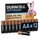 thumbnail image 1 of Pilas Alcalinas AA Duracell Optimum, Baterías de Alto Rendimiento 1.5V, Paquete de 12 Pilas, 1 of 6