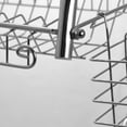 thumbnail image 3 of MegaChef Chrome 2-Tier Storage Dish Rack, 3 of 4