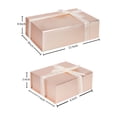 thumbnail image 5 of LIFELUM Gift Box 2 Pack 11 x 8 x 3.5 Luxury Rose Gold, 5 of 6
