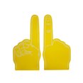 thumbnail image 1 of Jumpingount Guante de porristas portátil colorido reemplazo reutilizable hombre mujer evento deportivo juego animadora guantes Accesorios Disfraces de disfraces Amarillo blanco, 1 of 6