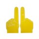 thumbnail image 1 of Qarigey Guante de porristas de EVA, reemplazo colorido, reutilizable, lindo, Flexible, para eventos deportivos, juegos, fiesta, guantes de Disfraces de disfraces Amarillo blanco, 1 of 6