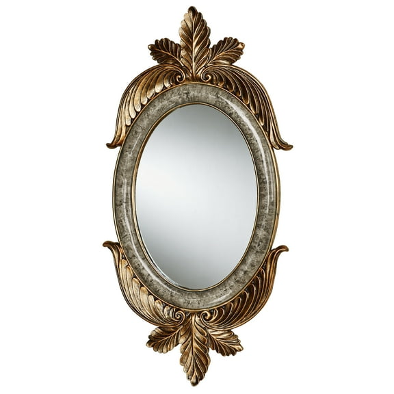 Ashfield Oval Wall Mirror Black One Size