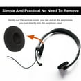 thumbnail image 2 of 10 Pcs Black Sponge 3.5cm OD Headset Headphone Cap Ear Pads Cover Replacement, 2 of 7