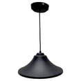 thumbnail image 1 of Lampara Colgante Luz Ideal, Campana Vintage 507 Grande Negra., 1 of 4