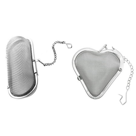

2Pcs Stainless Steel Spice Balls Loose Leaf Tea Strainer Useful Seasoning Balls