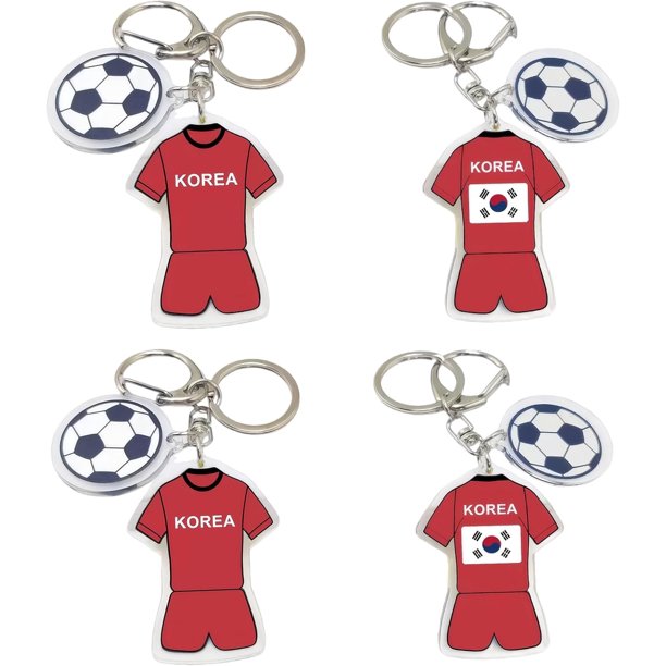 Yanonmyfd 2026 World Cup Soccer Keychain Mini Backpack keychain Mini Soccer Party FavorsFootball Fan Gift & Souvenir (4PCS)