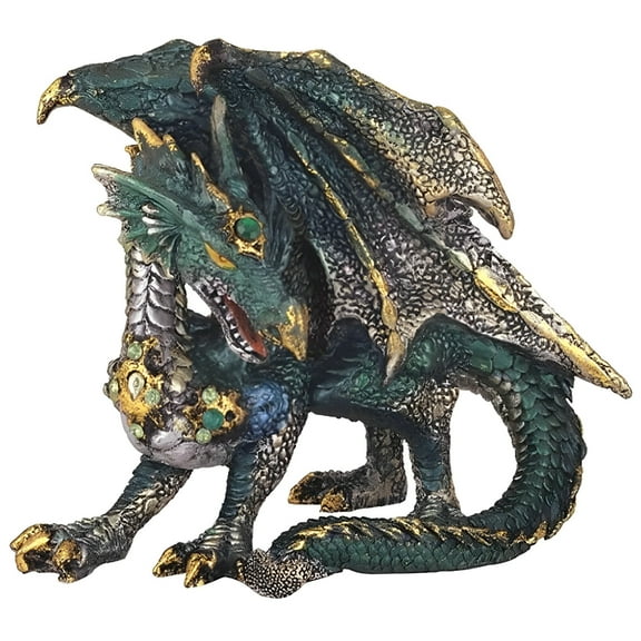 FC Design 4"H Green Dragon Figurine Statue Sculpture Ornament Decoration Home/Room Decor and Unique Gift Ideas for Housewarming, Holidays and Birthdays