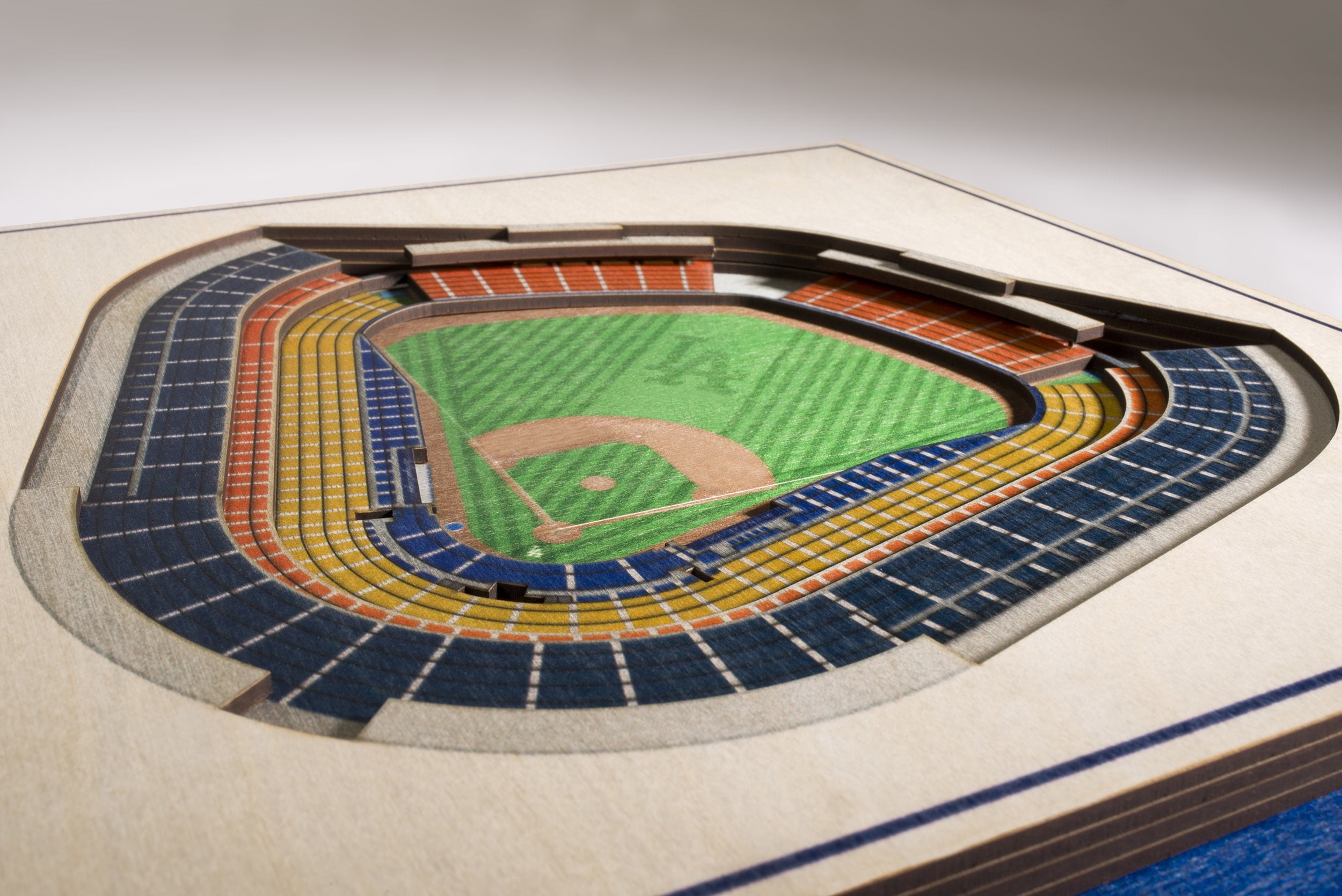 YouTheFan MLB Cleveland Guardians 5 Layer Stadiumview Wall Art